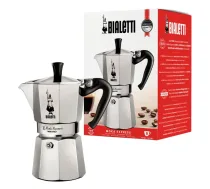 Geizera Kafijas Kanna Bialetti Moka Express Moka katliņš 0,55 l Melns, Sudrabs - AGDBLTEXP0011 - 8006363011655
