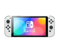 Nintendo Switch OLED Balta portatīvā spēļu konsole 17,8 cm (7") 64 GB skārienekrāns Wi-Fi Balta - KSLNINPRZ0022 - 045496883386