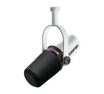 Shure MV7+-W - Galda/balss mikrofons ar XLR/USB-C savienojumu, balts - MISSUHMIK0064 - 042406812719