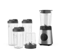 Electrolux E4CB1-6ST 1 l Galda blenderis 350 W Melns, Nerūsējošā tērauda, Skaidrs - AGDELCMIB0021 - 7332543836734