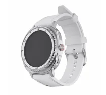 Samsung Galaxy Watch 8 Classic 3,3 cm (1,3") AMOLED 46 mm Digitālais ekrāns 438 x 438 pikseļi Touchekrāns 4G Sudrabs Wi-Fi GPS (zvaigznājs) - AKGSA1SMA0238 - 8806097480006
