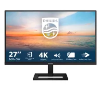 Philips 1000 sērija 27E1N1800AE/00 datora monitors 68,6 cm (27") 3840 x 2160 pikseļu 4K Ultra HD LED Melns - MONPHIMON0144 - 8712581805777