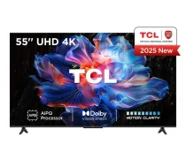 TCL V6C 55V6C LED televizors, 139,7 cm (55"), 4K Ultra HD, viedtelevizors ar Wi-Fi, metāla dizains, 270 cd/m² spilgtums - TVATCLLCD0134 - 5901292525989