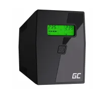 Green Cell UPS02 nepārtrauktās barošanas avots (UPS) Line-Interactive 0,8 kVA 480 W 2 AC kontaktligzdas - ZSIGCEUPS0002 - 5902701419622