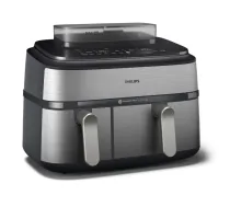 Beztauku gaisa cepeškrāsns Philips 5000 Series NA555/00 9L ar diviem groziem - AGDPHIFRY0059 - 8720389047558