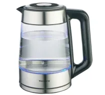 Elektriskā tējkanna Klausberg KB 7888 digitālais temperatūras displejs 1.7L jauda 2200W - KB 7888 - 5908287278882