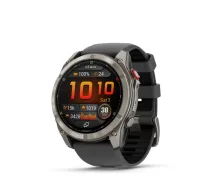 Garmin Fenix 8 Pro – 51 mm, AMOLED, Sapphire, Titanium with Graphite/black silicone band sport watch - 1443198 - 753759351007