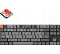 Keychron K1 Max QMK/VIA Bezvadu pielāgotā mehāniskā tastatūra - Zema profila bezvadu mehāniskā tastatūra ar RGB Gateron Hot-Swap sarkanu - K1M-H1 - 4895248866312