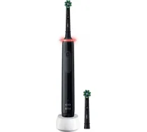 Oral-B Pro 3 3000 CrossAction rotējošā elektriskā zobu birste Melna + Papildu birstes galviņa - Pro 3 3000 Cross Action bk - 8006540759790