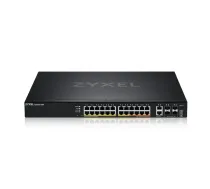 Zyxel XGS2220-30HP Managed L3 Gigabit Ethernet (10/100/1000) Power over Ethernet (PoE) Black - SWTZYXZAR0048 - 4718937625055