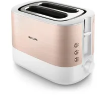 Philips Viva Collection HD2638/11 toaster 7 2 slice(s) 950 W Rose gold, White - AGDPHITOS0045 - 8720389031021