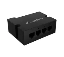 Lanberg DIN-FE4-AT-30W Slēdzis - 1x ieeja, 3x izeja, 100Mb POE paplašinātāji, Fast Ethernet - NET-WRPN-LBG-027 - 5901969447286