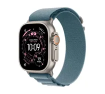 APPLE Watch Ultra 3 (2025) LTE 49mm Titāna Korpuss ar Alpine Clip Vidējs - Zils - MEWM4QF/A - 195950609059