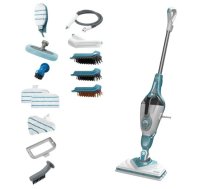 Black & Decker BHSM1610DSM Portatīvais tvaika tīrītājs 0,5 l, 1600 W, Aqua krāsa, Balta