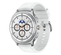 Samsung Galaxy Watch 8 Classic 3.3 cm (1,3 collu) AMOLED 46 mm Digital 438 x 438 pikseļi Skārienekrāns Sudraba Wi-Fi GPS (satelīts) - SM-L500NZWAEUB - 8806097413301