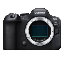 Bezspoguļa kamera Canon EOS R6 Mark II (MILC korpuss) – 24,2 MP, CMOS, 4K video, 3 collu skārienekrāns, Wi‑Fi, 1/8000 s aizvars, 0,588 kg, melna - 5666C004 - 4549292200515