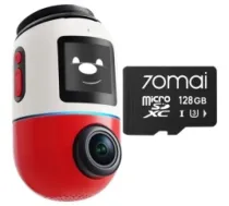 70mai Omni X800 4K sarkana + 70mai SD karte 128GB - KMW-VR-70MI-058 - 5904463685819