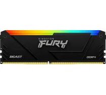 Atmiņa Kingston Fury Beast RGB, DDR4, 32 GB, 3200 MHz, CL16 (KF432C16BB2A/32) - KF432C16BB2A/32 - 0740617337488