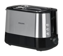 Philips Viva Collection HD2637/90 tosteris 2 ЕЎД·Д“lД“m Melns, NerЕ«sД“joЕЎДЃ tД“rauda - AGDPHITOS0032 - 8710103777113