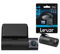 70Mai Dash Cam A410 ar aizmugures kameru RC21 + Lexar 128GB atmiņas karte - KMW-VR-70MI-076 - 5904463686878