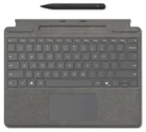 Microsoft Surface Pro 8/9/10/11 tastatūra + pildspalva | Copilot | starptautiska angļu izkārtojuma | platīna - TB-A-MS-103 - 0196388358335