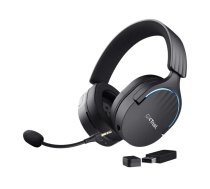 Trust GXT 491 Fayzo Vadu un Bezvadu austiņas ar galvas siksnu, spēļu, USB Type-C, Bluetooth, melnas