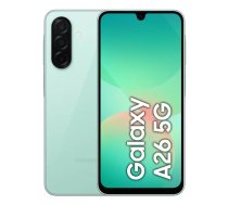 Samsung Galaxy A26 17 cm (6,7") Hibrīd Dual SIM Android 15 5G USB Type-C 6 GB 128 GB 5000 mAh Mēness zaļā krāsa