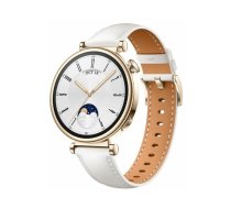 Huawei Watch GT 4 41mm Gold White Leather Armband