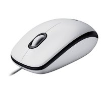 Logitech B100 Wired Mouse 1000 DPI White