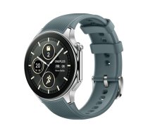 OnePlus Watch 2 Silver (Green Rubber Armband)