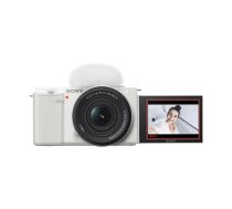 Digital Mirrorless Camera Sony ZV-E10 with 16-50mm f/3.5-5.6 II Lens White