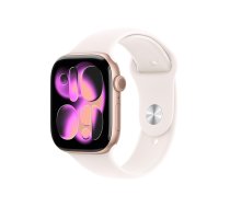 Apple Watch Series 11 GPS 46mm Rose Gold Alu Case with Light Blush Sport Band S/M
