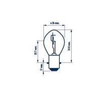 Kvēlspuldze, Tālās gaismas lukturis NARVA 495313000