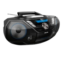 PHILIPS CD Soundmachine AZB798T Boombox Sort Silver (AZB798T/12)