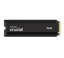 CRUCIAL P510 SSD with Heatsink 2TB M.2 PCI Express 5.0 (NVMe) (CT2000P510SSD5)