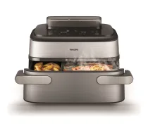 PHILIPS 5000 series NA565/02 Deep Fryer 9.5l 2750W Black, Silver, Stainless steel (NA565/02)
