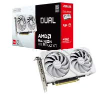 ASUSTeK COMPUTER ASUS Dual Radeon RX 9060 XT White Edition 16GB (90YV0LG3-M0NA00)