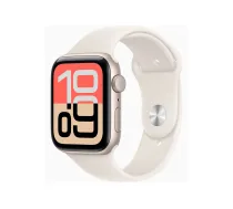 APPLE Apple Watch SE 3 (GPS) 44 mm Silver Cream Smartwatch (MEHG4QN/A)
