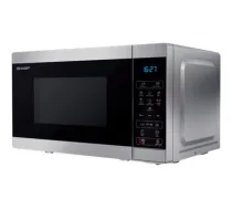 SHARP YC-MS02E-S Microwave Oven Silver (YC-MS02ES)