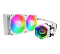 COOLER MASTER MasterLiquid 240 Core II AIO Liquid Cooler 1-pack White 120 mm (MLW-D24M-A18PA-RW)