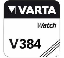 V384 1.55V/38mAh baterija VARTA Pulksteņu Sudraba 1gb. 00384 101 111