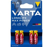 4703/4 AAA baterijas VARTA Longlife Max Power Alkaline 4gb. 04703 101 404