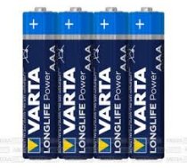 4903/4 AAA baterijas VARTALONGLIFE Power 4gb. plēvē 04903 121 154