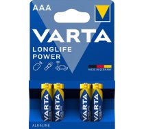 4903/4 AAA baterijas VARTA Longlife Power Alkaline 4gb. 04903 121 414