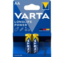 4906/2 AA baterijas VARTA Longlife Power Alkaline 1.5V 2gb. 04906 121 412