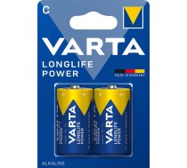 4914/2 C 1.5V baterijas VARTA Longlife Power Alkaline 2gb. 04914 121 412