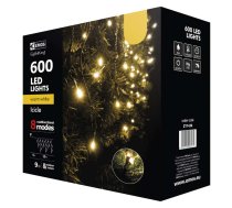 LED virtene EMOS Lāstekas 600LED 12W baltas 2700K 8MODE IP44 10m ZY1436