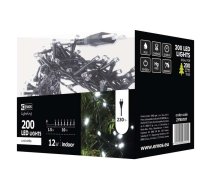 LED virtene EMOS 200LED 12W balta 5300k IP20 10m ZYK0107