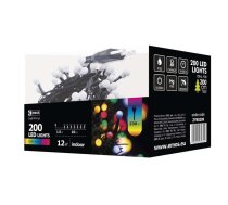 LED virtene EMOS 200LED 12W bumbiņas,baltas, krāsainas IP20 10m ZYK0209