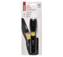 LED lukturis 3W COB+5W LED 230lm ZOOM + magnēts (3xAAA) EMOS P3111
